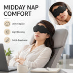 3D Cloud-Contour Sleep Mask Set — 3 Pack
