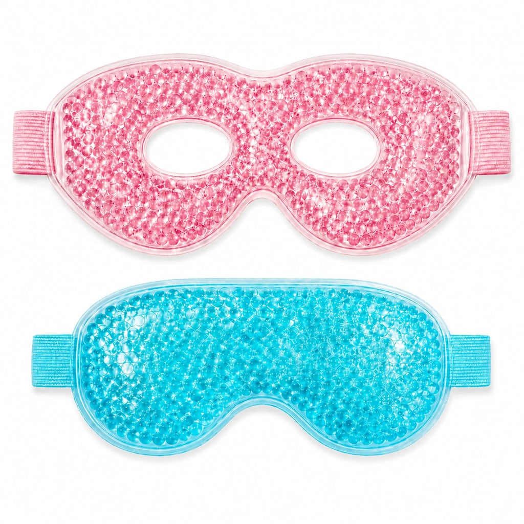Reusable Hot & Cold Gel Eye Masks — 2 Pack
