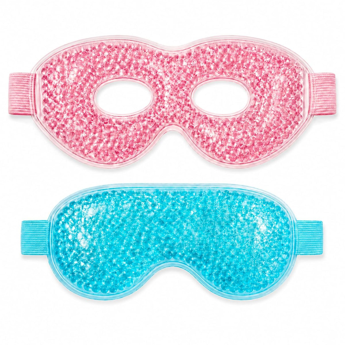 Reusable Hot & Cold Gel Eye Masks — 2 Pack
