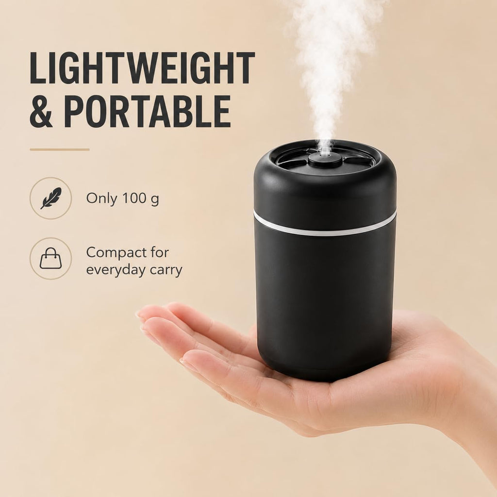 Compact USB Mist Humidifier — 300 ml