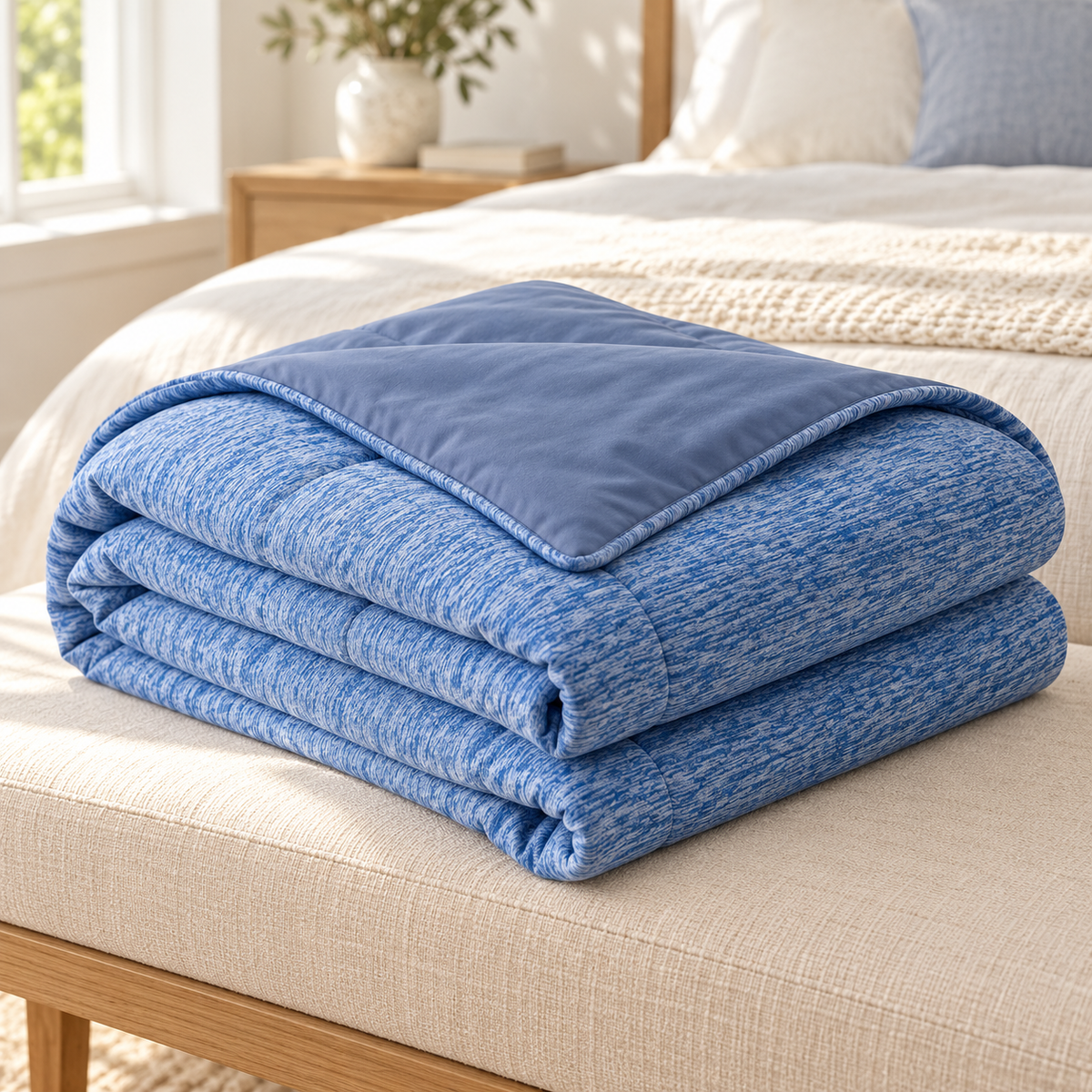 Reversible Cooling Comforter — Queen Size