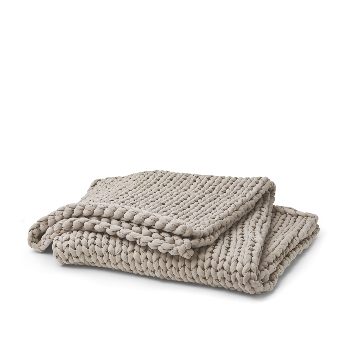Breathable Hand-Knit Weighted Blanket