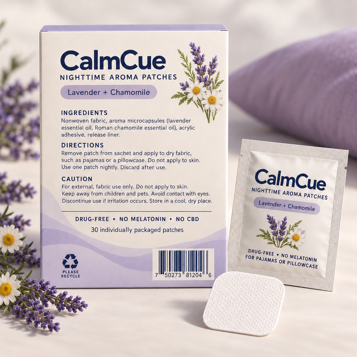 CalmCue Nighttime Aroma Patches