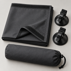 Portable No-Drill Blackout Curtain