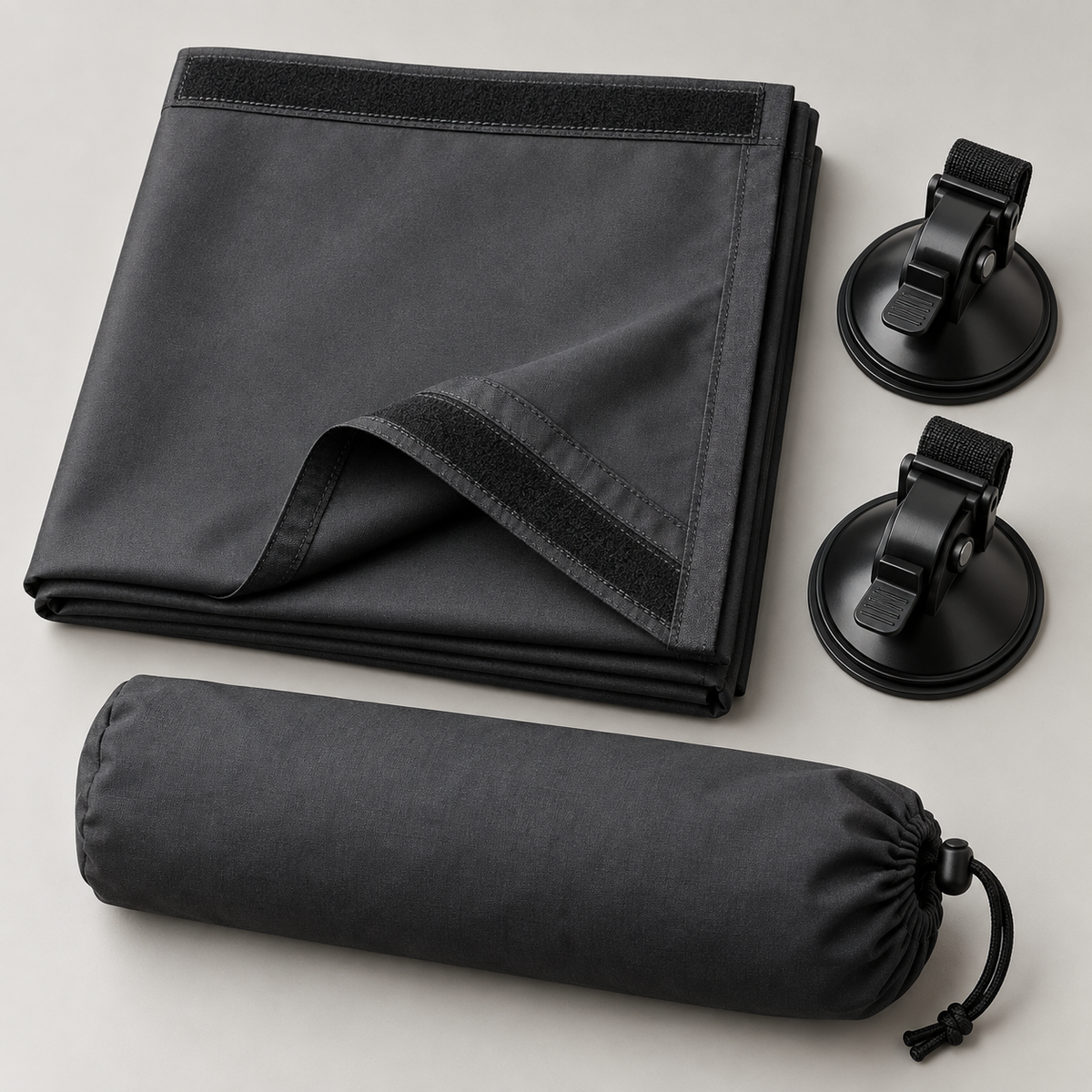 Portable No-Drill Blackout Curtain